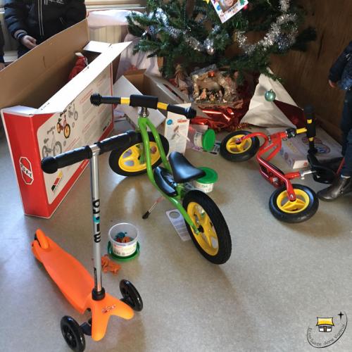 Le père Noël est passé à l’école